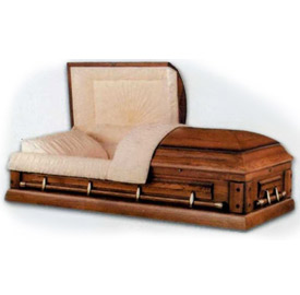 Norwood Appalachian Oak cremation casket